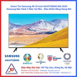 Tivi Samsung Smart 4K 43 inch UA43TU8000 2020